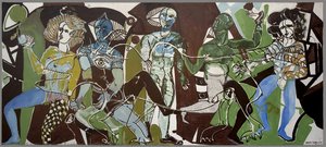Harlequins Homage To Guernica — Christo Coetzee