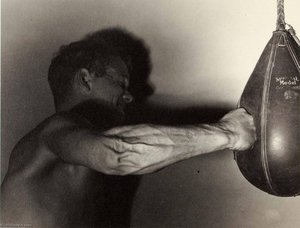 Unidentified Boxer Punching Bag — Harold E Edgerton