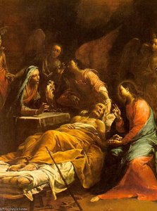 The Death Of St. Joseph — Giuseppe Maria Crespi, Baroque