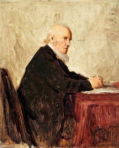 Minister Seated At A Table — George Reid