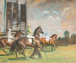 Riding To The Start — Sir Alfred James Munnings