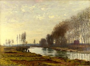 The Petit Bras Of The Seine At Argenteuil — Claude Monet, Impressionism