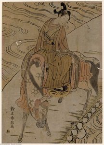 Parody Of The Nô Play Chôryô — Suzuki Harunobu