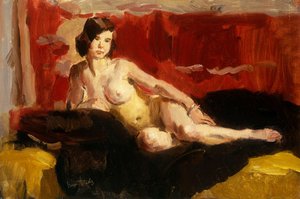 Reclining Nude — Isaac Lazarus Israels