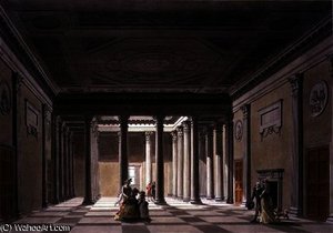 The Hall at Purbrook, 18th century