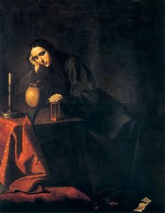 Magdalena Penitente — Francisco De Zurbarán