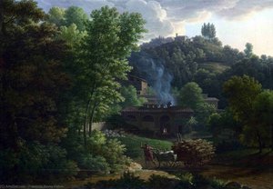 Italian Landscape — François Xavier Fabre