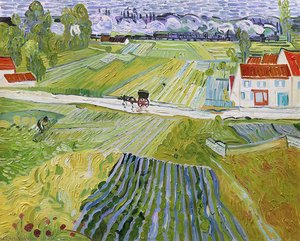 A Road In Auvers After The Rain — Vincent Willem Van Gogh, Post-impressionism