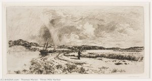 Three Mile Harbor — Thomas Moran