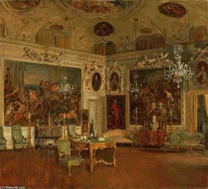 Interior Of Palazzo Barbaro, Venice