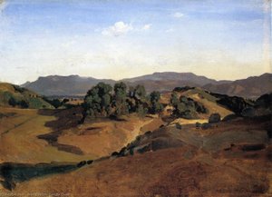 Olevano, La Serpentara — Jean-baptiste-camille Corot, Romantic Landscape