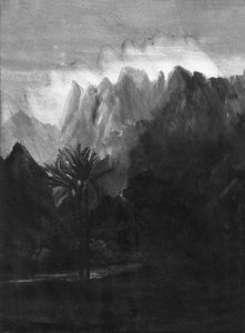 Camel Riders In A Rocky Mountain Pass From Simca To The Village Of Tar — Caroline Emily Gray Hill