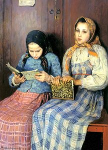 Schoolgirls — Nikolai Petrovich Bogdanov Belsky