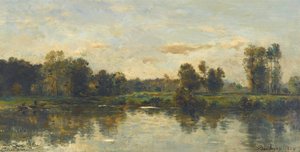 Bords Du Fleuve — Charles-françois Daubigny
