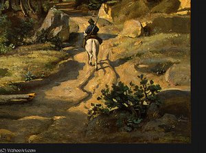 A View Near Volterra (detail - ) — Jean-baptiste-camille Corot
