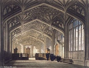 Interior Of Divinity School — Frederick Mackenzie