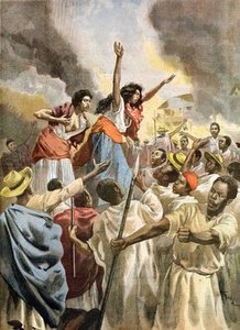 The Royal Princesses Preaching — Oswaldo Tofani