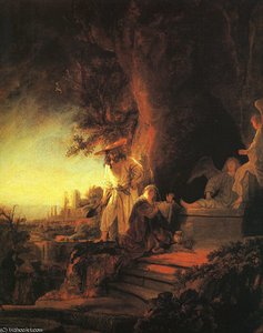 Christ Appearing To Mary Magdalen Buckingham — Rembrandt Van Rijn, Baroque