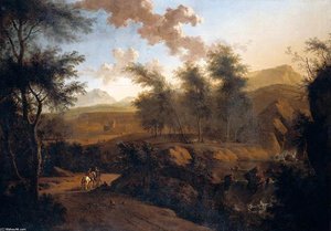 An Extensive Italianate Landscape