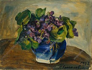 Still Life. Parma Violets. — Pyotr Konchalovsky