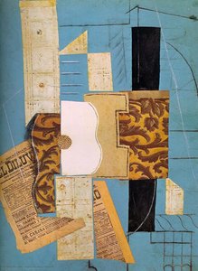Guitar — Pablo Picasso, Synthetic Cubism