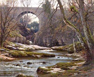 Landscape With Bridge — Reginald Aspinwall