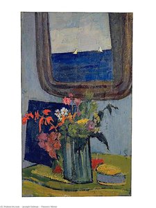 Flowers Mirror — Joseph Solman