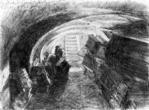 Vault Beneath Garrison Church In Berlin — Adolph Von Menzel