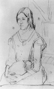 Girl Holding A Cat — Gwen John