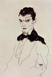 Self Portrait — Egon Schiele