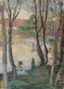By The River Yaudet — Henri Lebasque