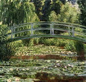 Water Lilies And Japanese Bridge — Claude Monet, Impressionism