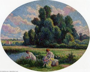 Moulineux, Bathers — Maximilien Luce