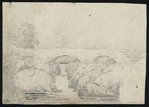 Pont-y-pair, Bettws-y-coed, North Wales — Thomas Girtin, Romanticism