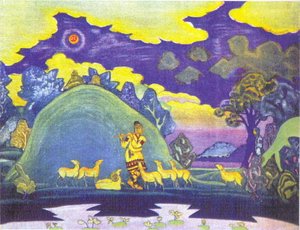 Krishna-lel — Nicholas Roerich