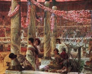 Caracella And Geta — Lourens Alma Tadema