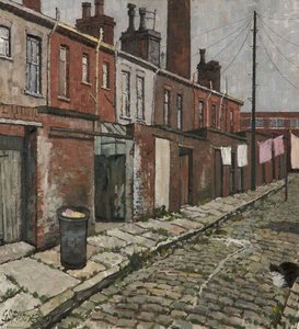 Lancashire Back Street — Geoffrey Scowcroft Fletcher