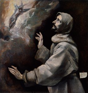 St. Francis Receiving The Stigmata — El Greco, Renaissance
