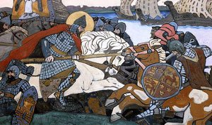 Alexander Nevsky Striking Birder Jarl — Nicholas Roerich