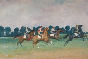 Warren Hill, Newmarket — Sir Alfred James Munnings, Impressionism