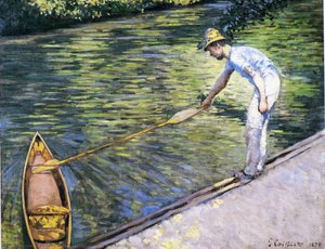 Boating On The Yerres — Gustave Caillebotte