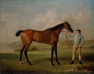 Molly Long-legs With Her Jockey — George Stubbs