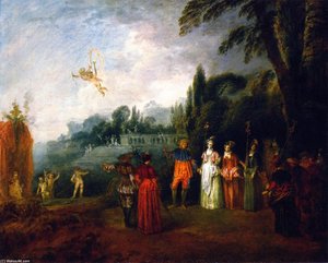 The Island Of Cythera — Jean-antoine Watteau, Rococo Elegance
