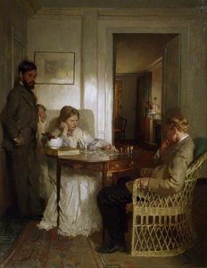 The Chess Players — Sir William Newenham Montague Orpen