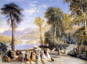 Windermere During The Regatta — David Cox