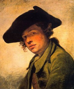 A Young Man In A Hat — Jean-baptiste Greuze, Rococo