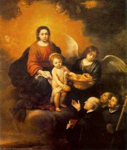 The Infant Jesus Distributing Bread To Pilgrims — Bartolomé Esteban Murillo