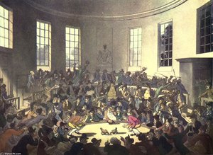 Microcosm Of London Plate - Royal Cock Pit — William Henry Pyne