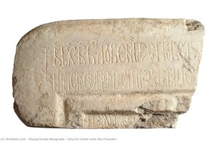 Church Lintel with the Founder