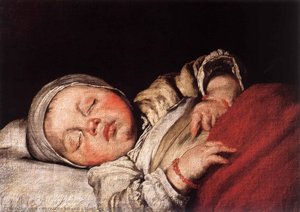 Sleeping Child — Bernardo Strozzi